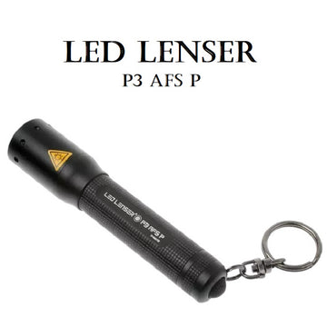 LED Lenser P3 AFS P Handheld Torch with 75 Lumens (Container Product Without Box & Accessories) - Imported from UK